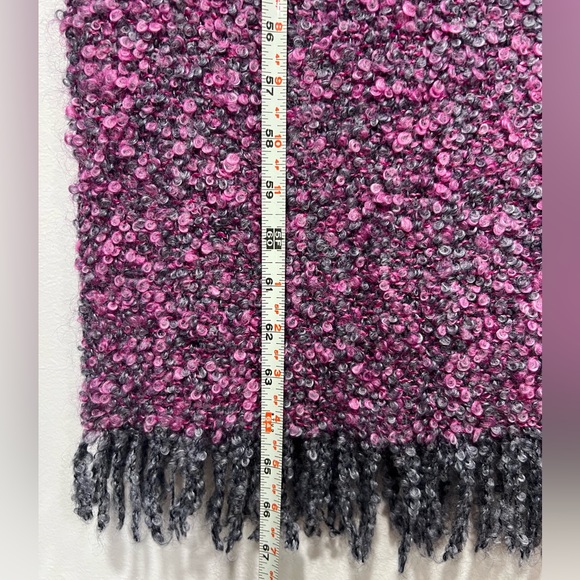 MUCROS Weavers Workshop Hand Woven Purple Pink Blue Ireland Scarf EUC - Picture 4 of 5